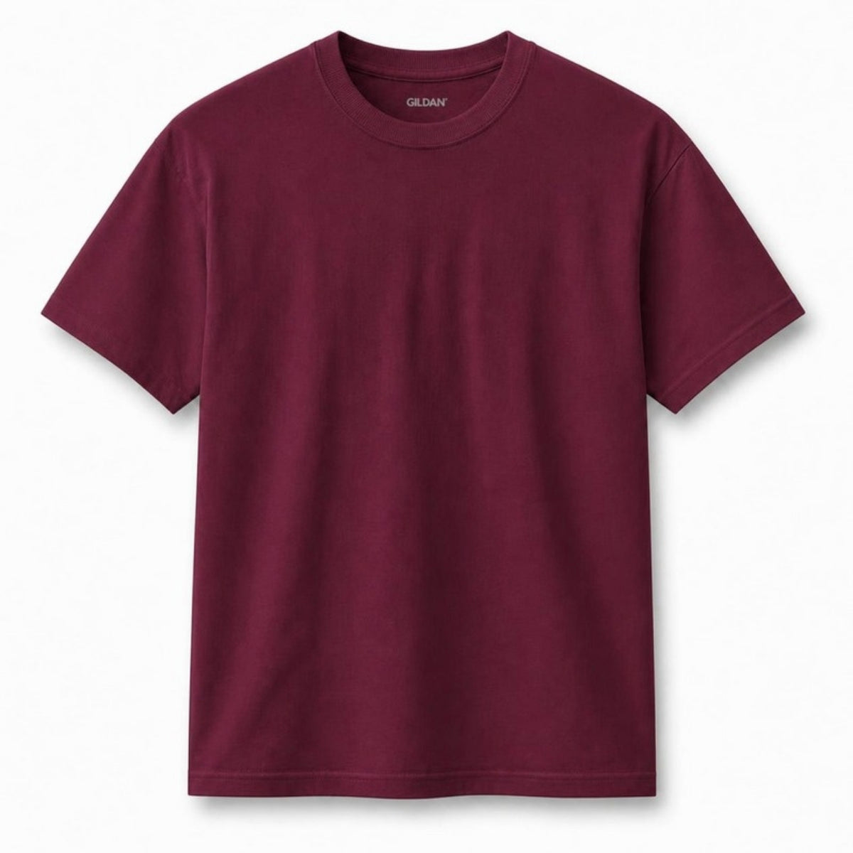 Gildan 5000 Heavy Cotton T-Shirt in Maroon