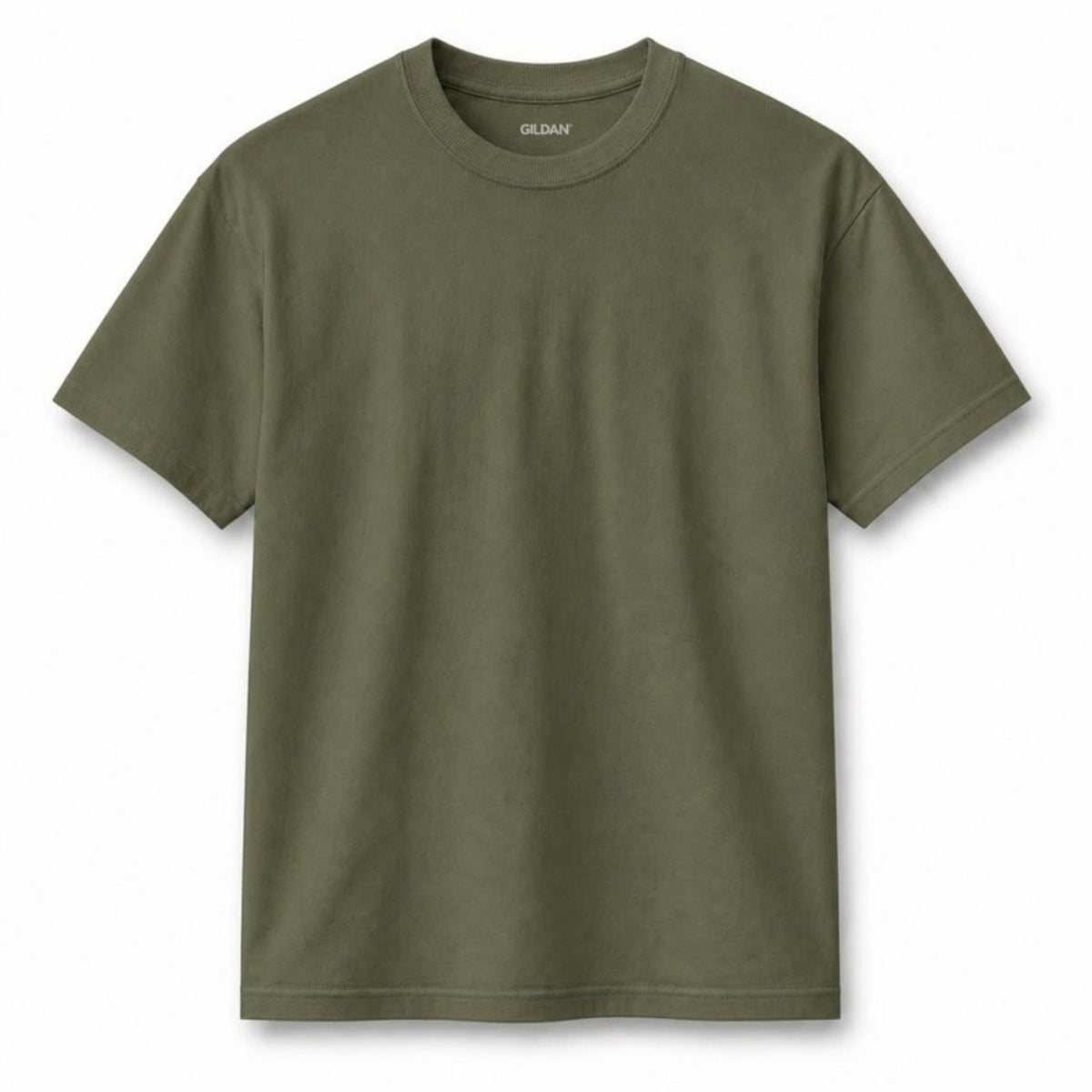 Gildan 5000 Heavy Cotton T-Shirt in Military Green