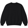 Black crewneck sweatshirt